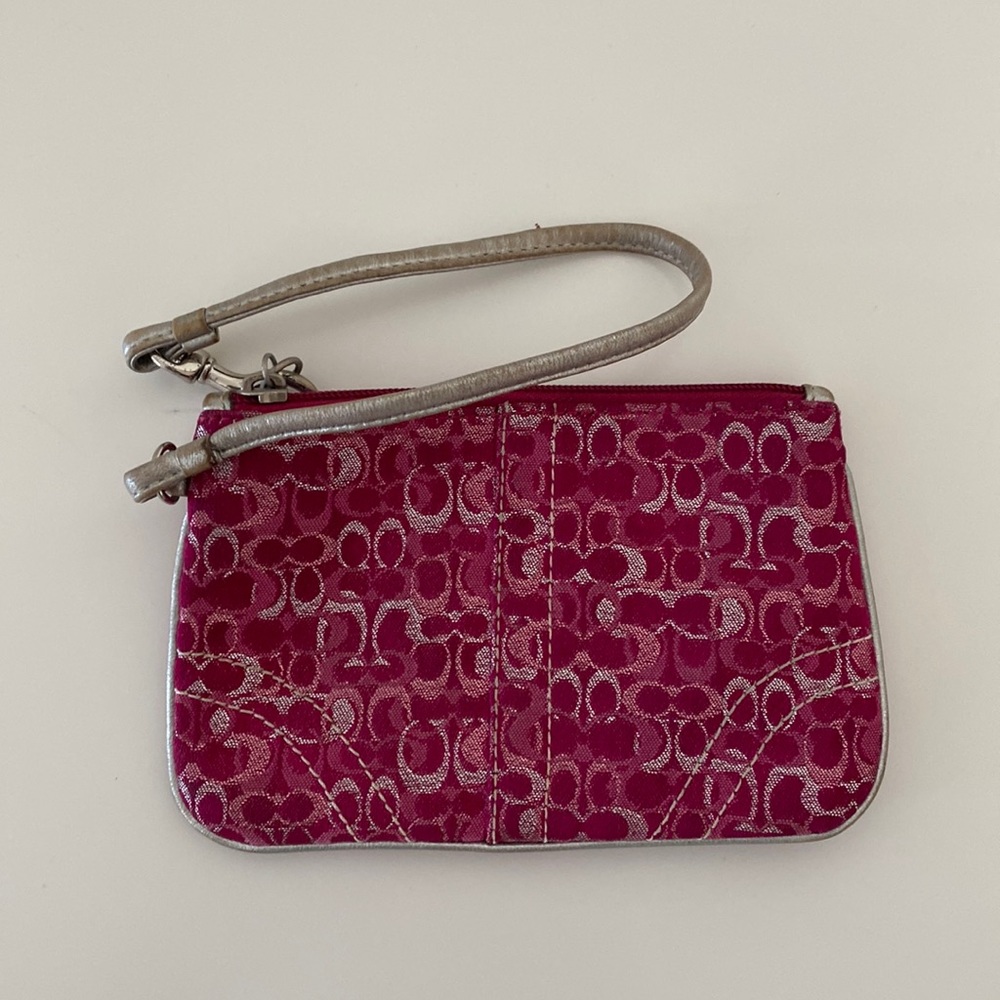 Vintage coach wristlet